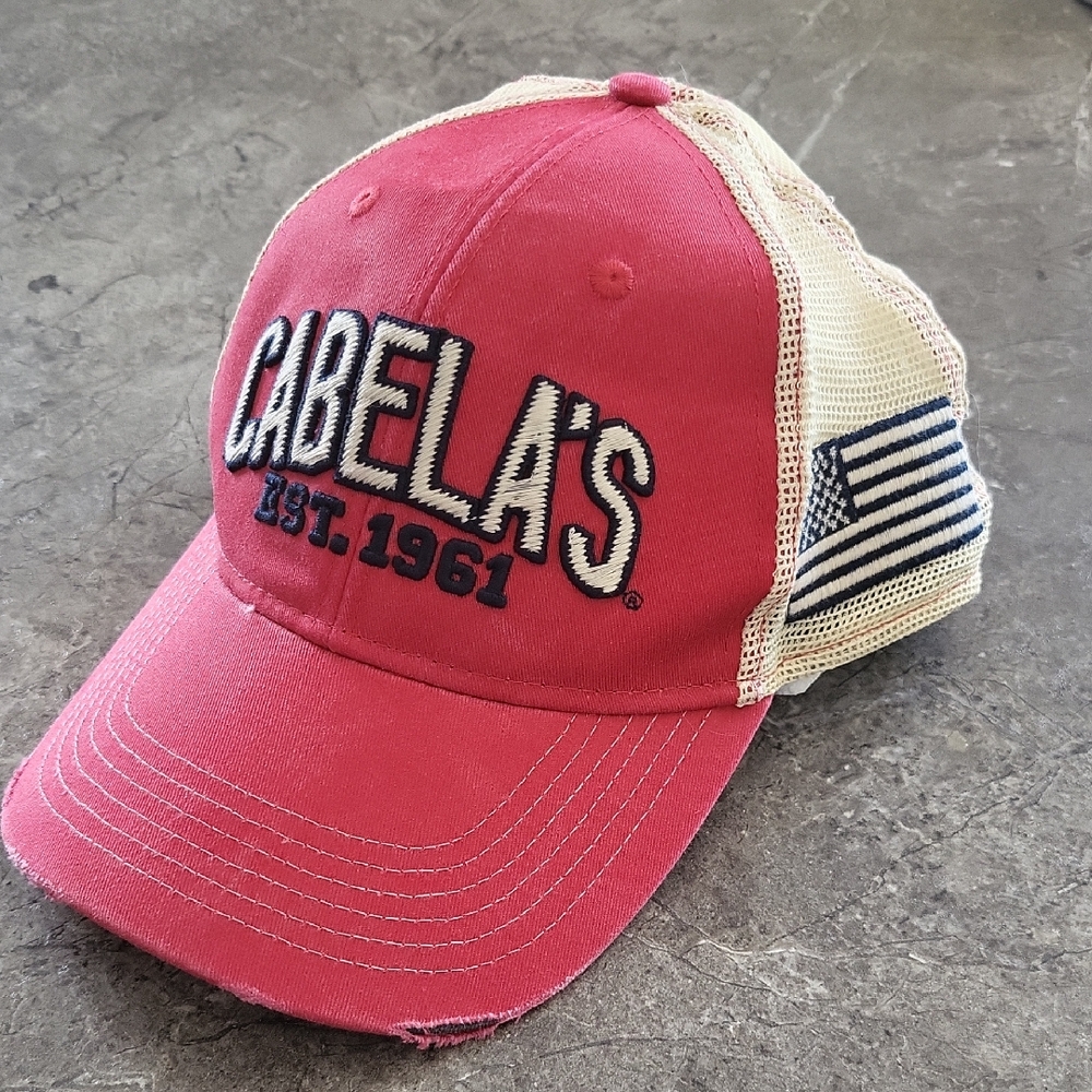 Cabela's Distressed Trucker Hat